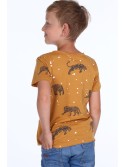 Boy\'s T-shirt with tigers, honey NDZ4504 - Online store - Boutique